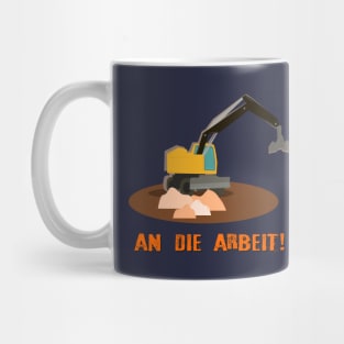 power shovel Illustration Children Mug